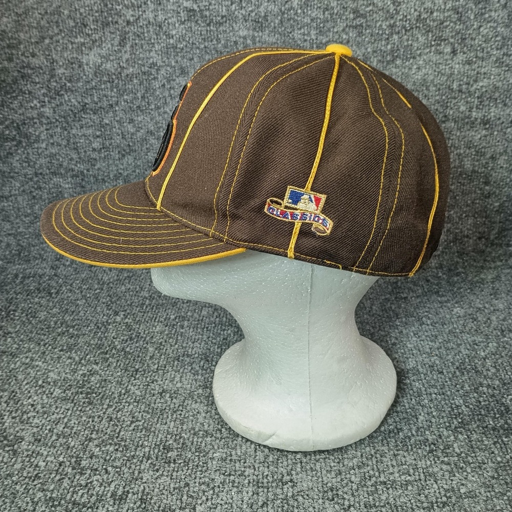 San Diego Padres American Needle Hat Cap Fitted Size 7 3/8 Piping Friar Logo - Picture 3 of 10